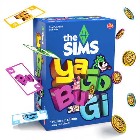 Goliath de sims yagobugi - kaartspel - partyspel - spreek simslish met je vrienden!