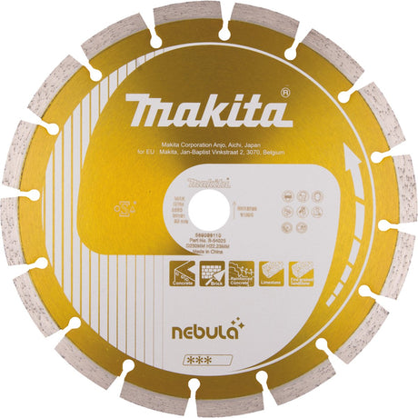 Makita Zubehör Diamantscheibe 230 x 22,2 mm orange – B-54025 – B-54025