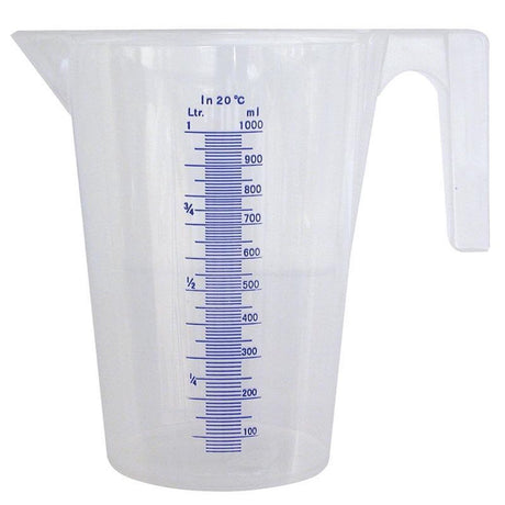Pressol-Messbecher – 1 Liter – transparent – Kunststoff – Litergröße