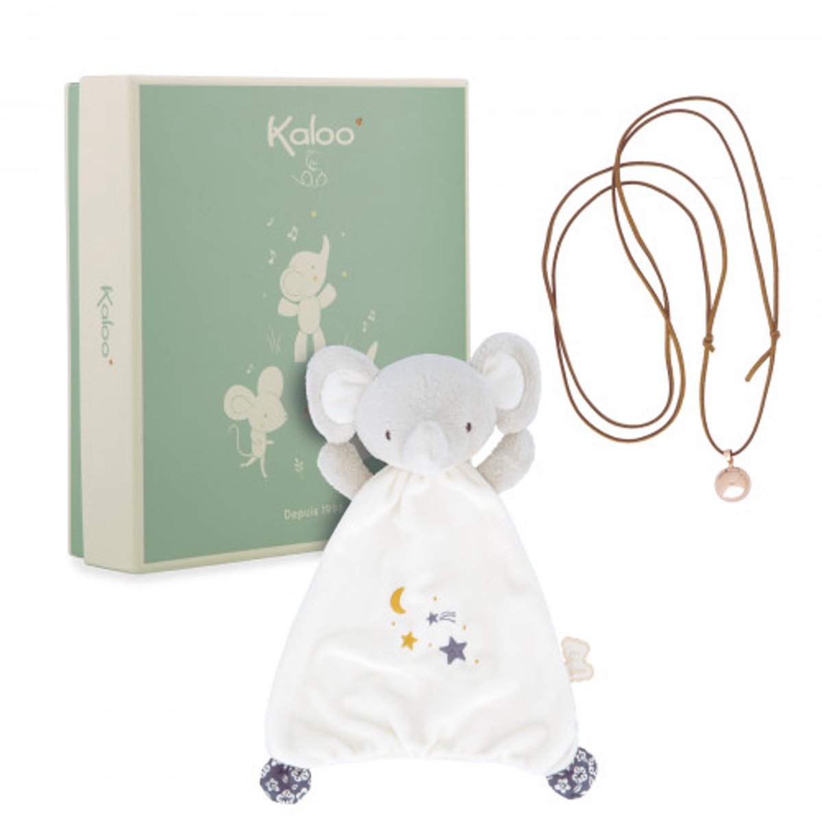 Kaloo - Bola- und Elefanten-Geschenkset - in Geschenkverpackung