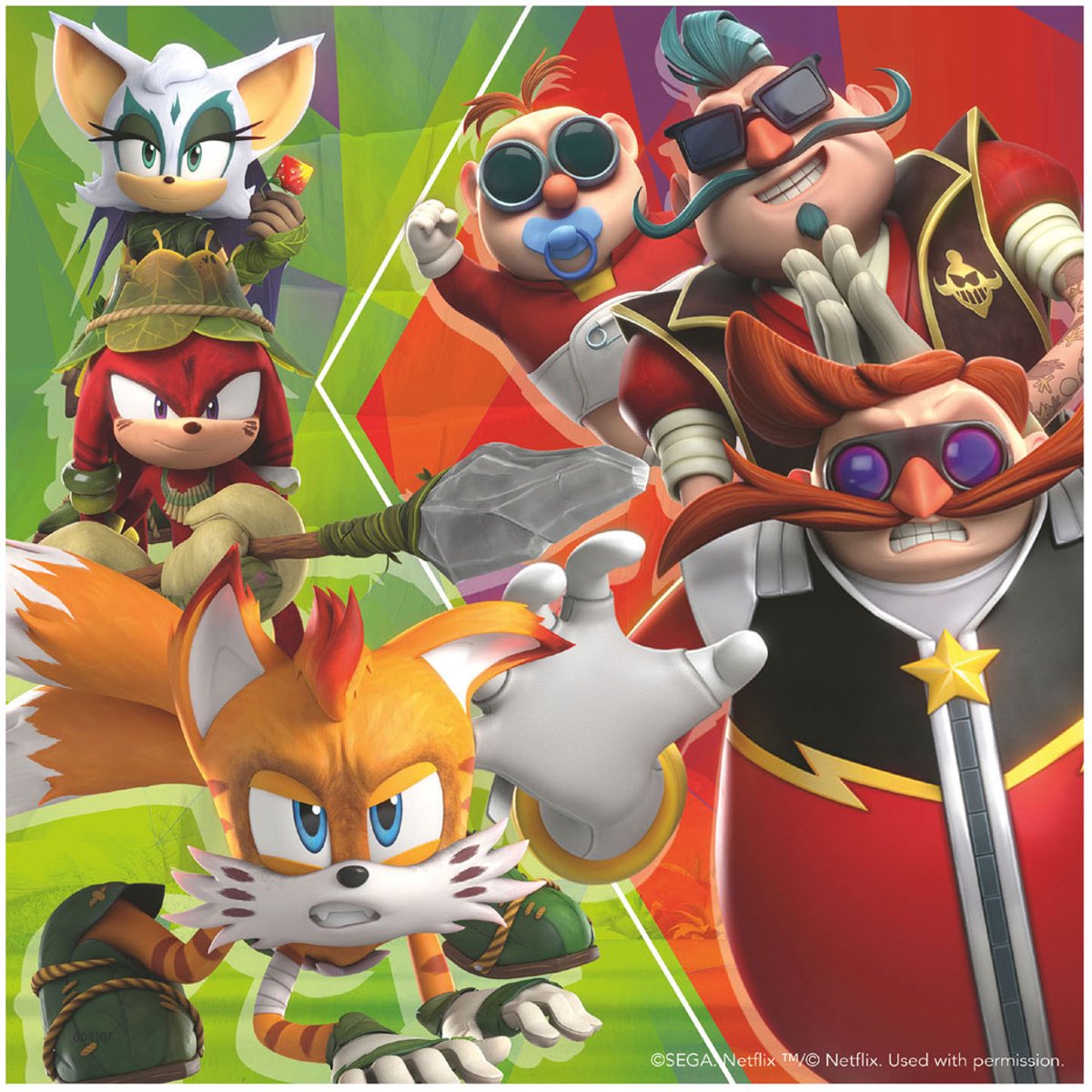 Ravensburger - Sonic Prime Puzzle 3x49st.
