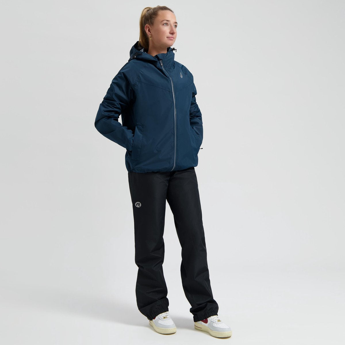 Rogelli commuter core regenpak unisex - waterdicht - blauw zwart - xl