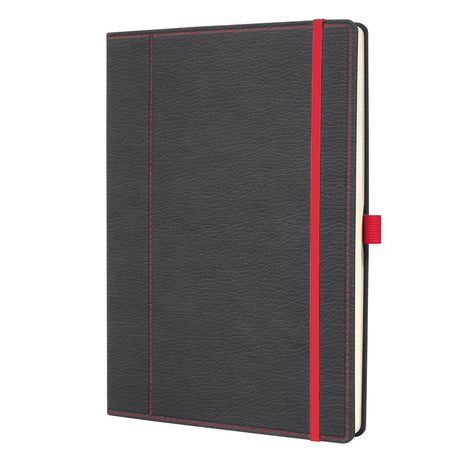 Sigel Notizbuch – Conceptum – A4 – 194 Seiten – 80 Gramm – Punkte – graurot – si-co694