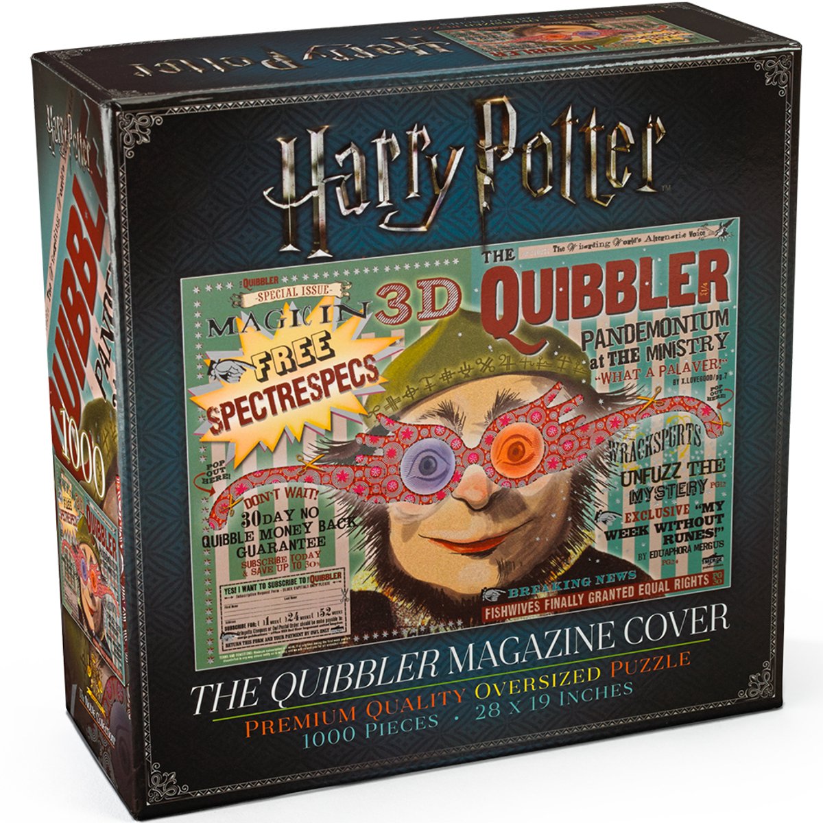 Die Noble Collection Noble Collection Harry Potter – Puzzle – Das Quibbler-Magazin-Cover
