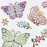 Kreativfirma Diamant Sticker Butterfly, 1 Blatt