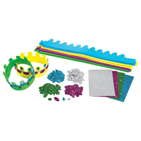 Colorations-Bastelpaket zur Herstellung von Kronen, 16-tlg.