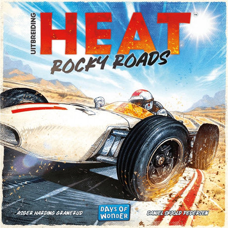 „Days of Wonder“-Brettspiel-Erweiterung „Heat Rocky Roads“-Rennstrecke.