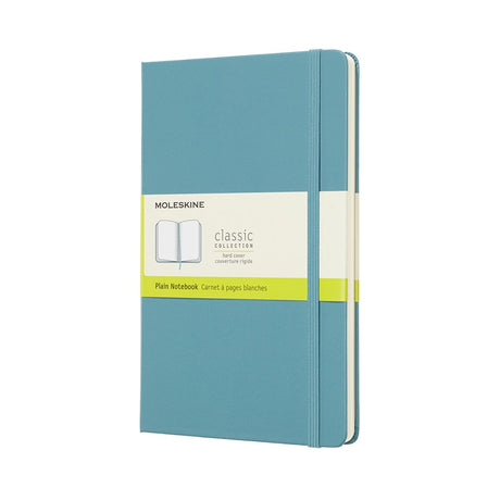Klassisches Moleskine-Notizbuch – groß – Hardcover – leer – Riffblau
