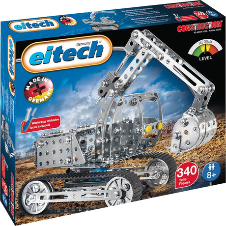 Eitech Baggerbau Silber 340-teilig