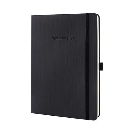 Sigel – Notizbuch – Tablet-Format – Conceptum Pure – Schwarz – Hardcover – Linie – si-co118