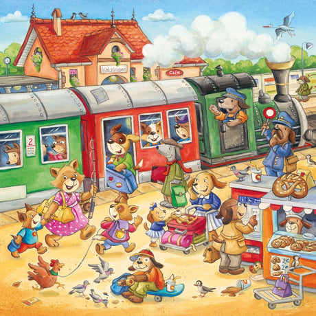 Ravensburger ländliches Urlaubspuzzle - Puzzle - 3x49 Teile
