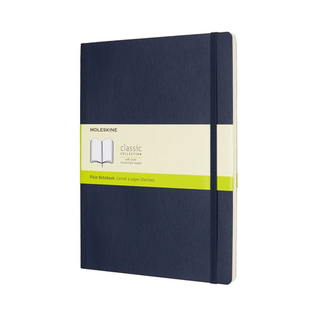Klassisches Moleskine-Notizbuch – extra groß – Softcover – leer – Saphirblau