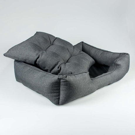Duvo + Duratex Hundebett dunkelgrau m-60x80x16cm