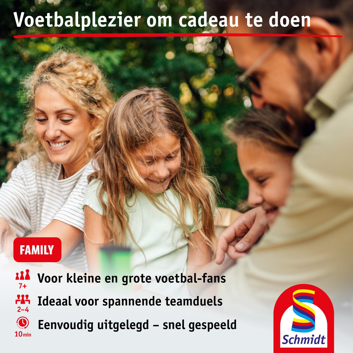 Schmidt® - ligretto® Fußball - Fußball - Kartenspiel - schnelles Reaktionsspiel - ab 7 Jahren - 2-4 Spieler