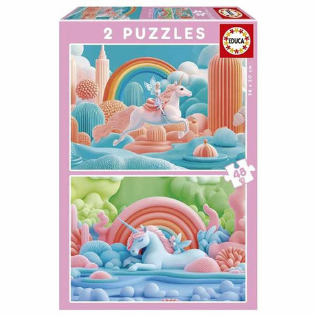 Educa Puzzle magische Einhörner (2 Teile)