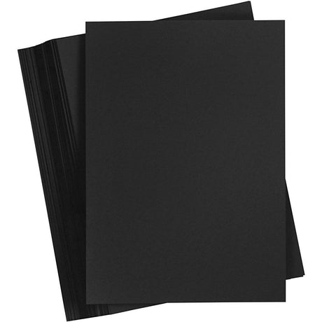 Creativ Company Farbkarton, A3, Blatt 297x420 mm, 180 gr, schwarz, 100 Blatt 1 Karton