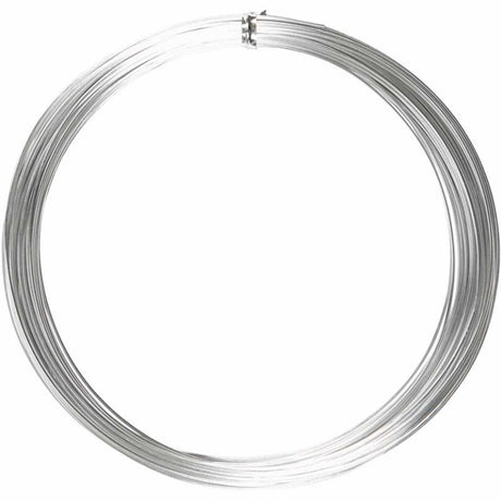 Creativ Company Aludraht, rund, Stärke 1 mm, silber, 16 m 1 Rolle