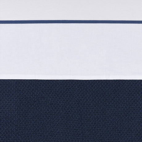 Meyco Babybettlaken mit Paspelierung – Indigo – 75 x 100 cm – 0,3 tog