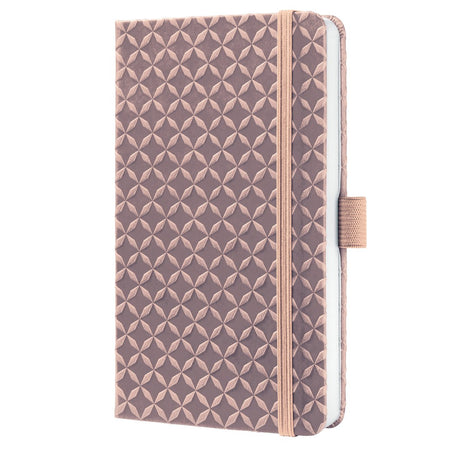 Sigel Jolie Notizbuch – Flair – A6 – Pearl Rose – liniert – Hardcover – si-jn136