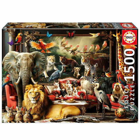 Educa - Puzzle - Das Herrenhaus der Tiere - 1500 Teile