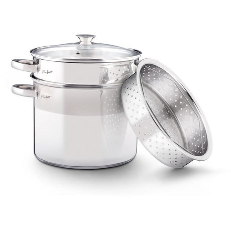 Lamart 3-teilige Nudelpfanne – ø22 cm – 6 Liter – alle Herdarten