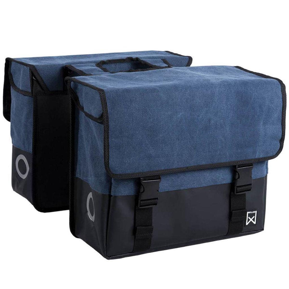 Willex Double Canvas Plus Tasche 40 l blau mattschwarz