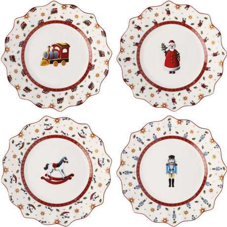 Markenloser Sans Marque Villeroy Boch Toy's Delight Jubiläumsteller 24 cm 4 Stück