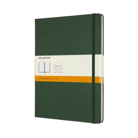 Klassisches Moleskine-Notizbuch – extra groß – Hardcover – liniert – Myrtengrün