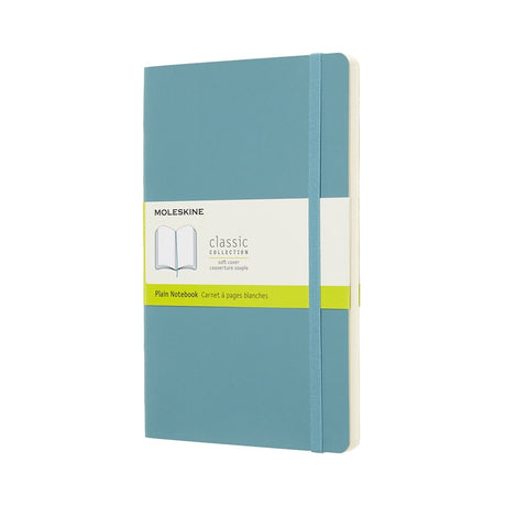 Klassisches Moleskine-Notizbuch – groß – Softcover – leer – riffblau