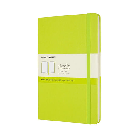 Klassisches Moleskine-Notizbuch – groß – Hardcover – leer – Zitronengrün