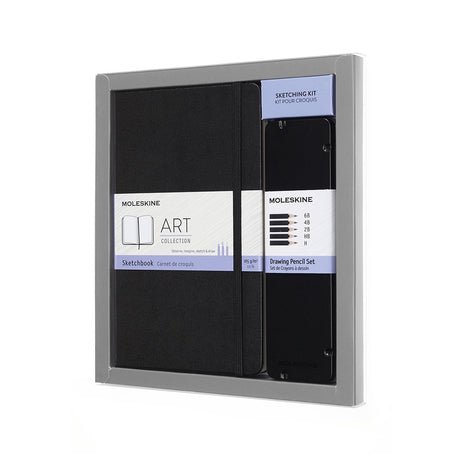 Moleskine-Kunstpaket (großes Skizzenbuch + Skizzenstifte)