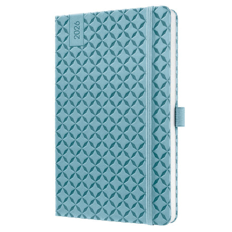 Sigel weekagenda flair 2026 - formaat a5 - sky blue - hardcover - si-j6113