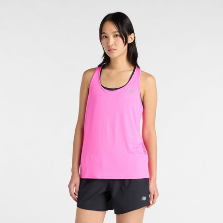 New Balance Sport Essentials Tank Damen-Sportshirt – Pink Heat