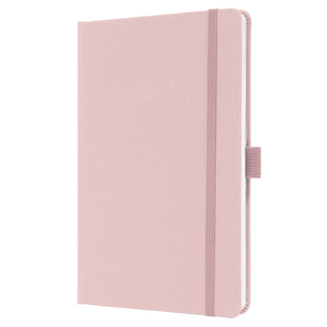 Sigel Notizbuch – Jolie – A5 – zartrosa – Hardcover – Linie – 174 Seiten – 80 Gramm – si-sy547
