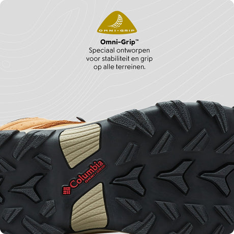 Columbia Newton Ridge Plus II Wildleder WP Herren-Wanderschuhe – Elch, Bergrot