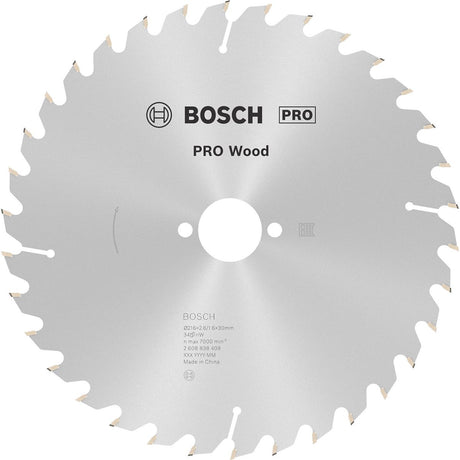 Bosch Zubehör optiline 2608838409 Kreissägeblatt 216 x 30 x 1,6 mm Zähnezahl: 34 1 Stück