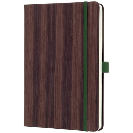 Sigel Notizbuch – Conceptum – A5 – Holzstruktur – punktiert – Hardcover – si-co674