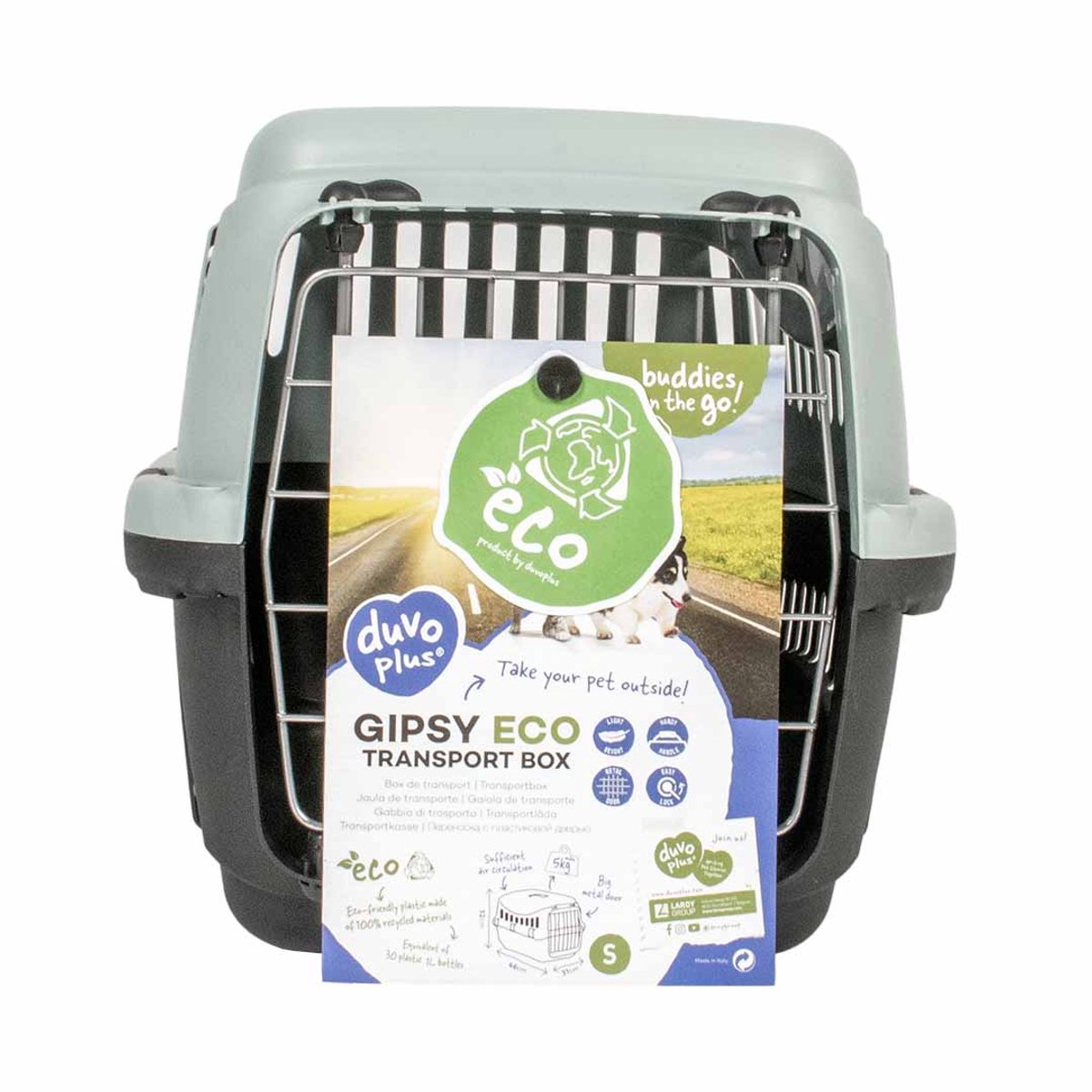 Duvo Gipsy Eco Transportbox Metalltür l - 58x38x38cm - max. 8kg Eis