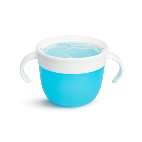 Munchkin Babynapf – Snackfänger – auslaufsicherer Snackhalter für Kleinkinder – Futternapf – Kindergeschirr – Blau