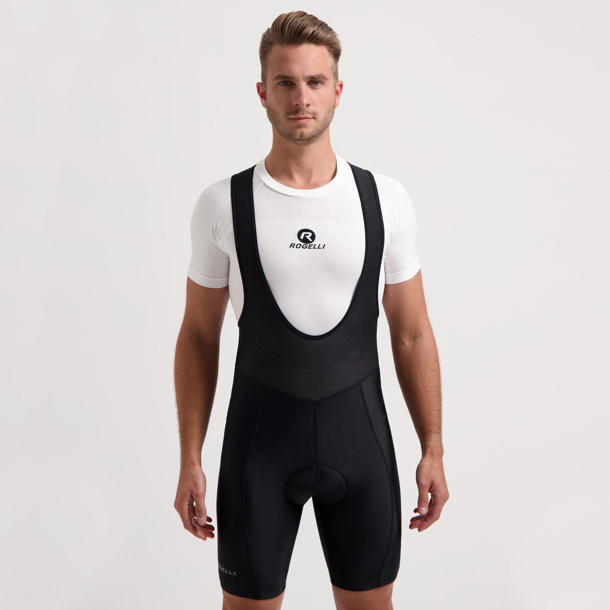 Rogelli econ korte fietsbroek - heren - zwart - maat 3xl