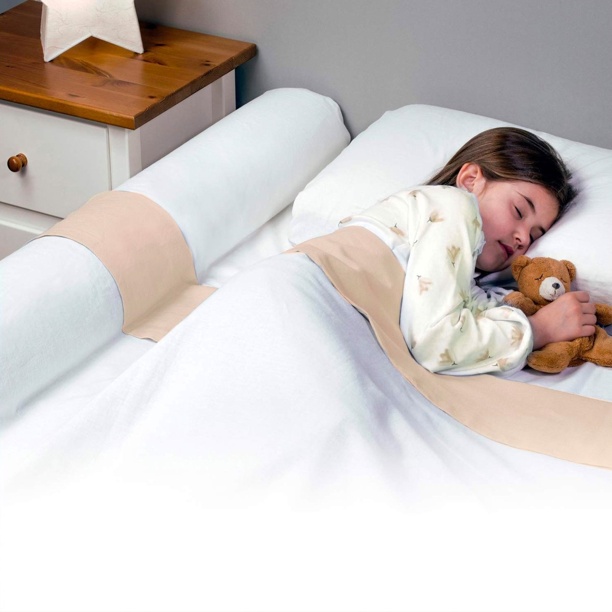 Deryan luxe bedhekje - veiligheidsleuning - bedrand - perfect voor 77 t m 180 cm en montessoro-bedden