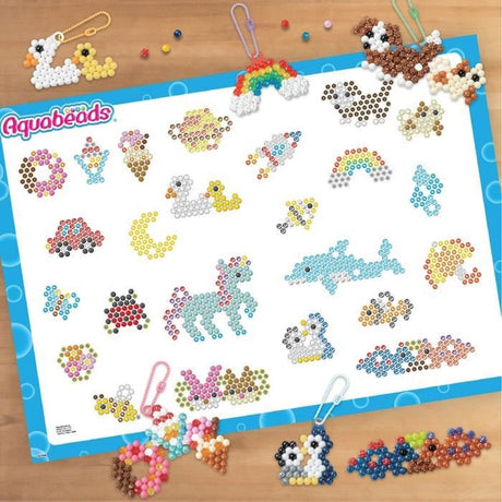 Aquabeads 35025 – mein Schlüsselanhänger und Anhänger Komplettset – Perlen, die am Wasser haften