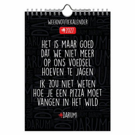 Comello darum weeknotitiekalender 2027