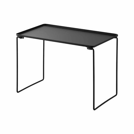 Yamazaki Tower stapelbares Rack faltbar L - Schwarz