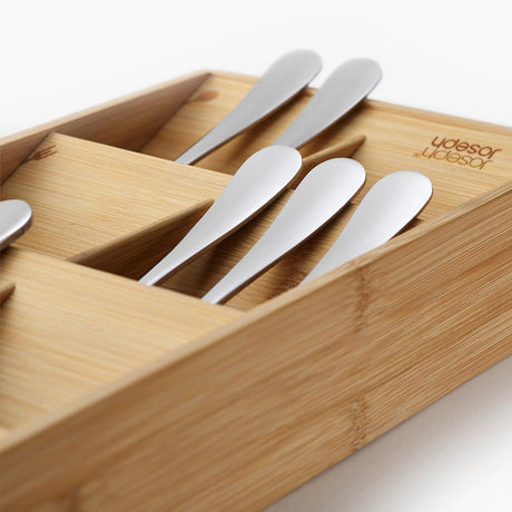 Joseph Joseph Besteckkasten Bambus mittel - Drawerstore - braun - Sortierfächer | nachhaltig | rutschfest