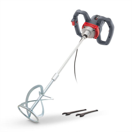Powerplus powe80070 Betonfarbmischer – 1200 W – variable Geschwindigkeit – inkl. Rührstab 120 x 590 mm