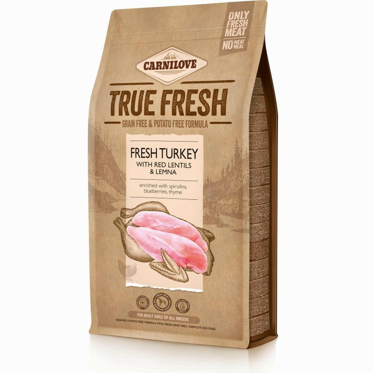 Carnilove True Fresh – Erwachsener – Truthahn – 1,4 kg