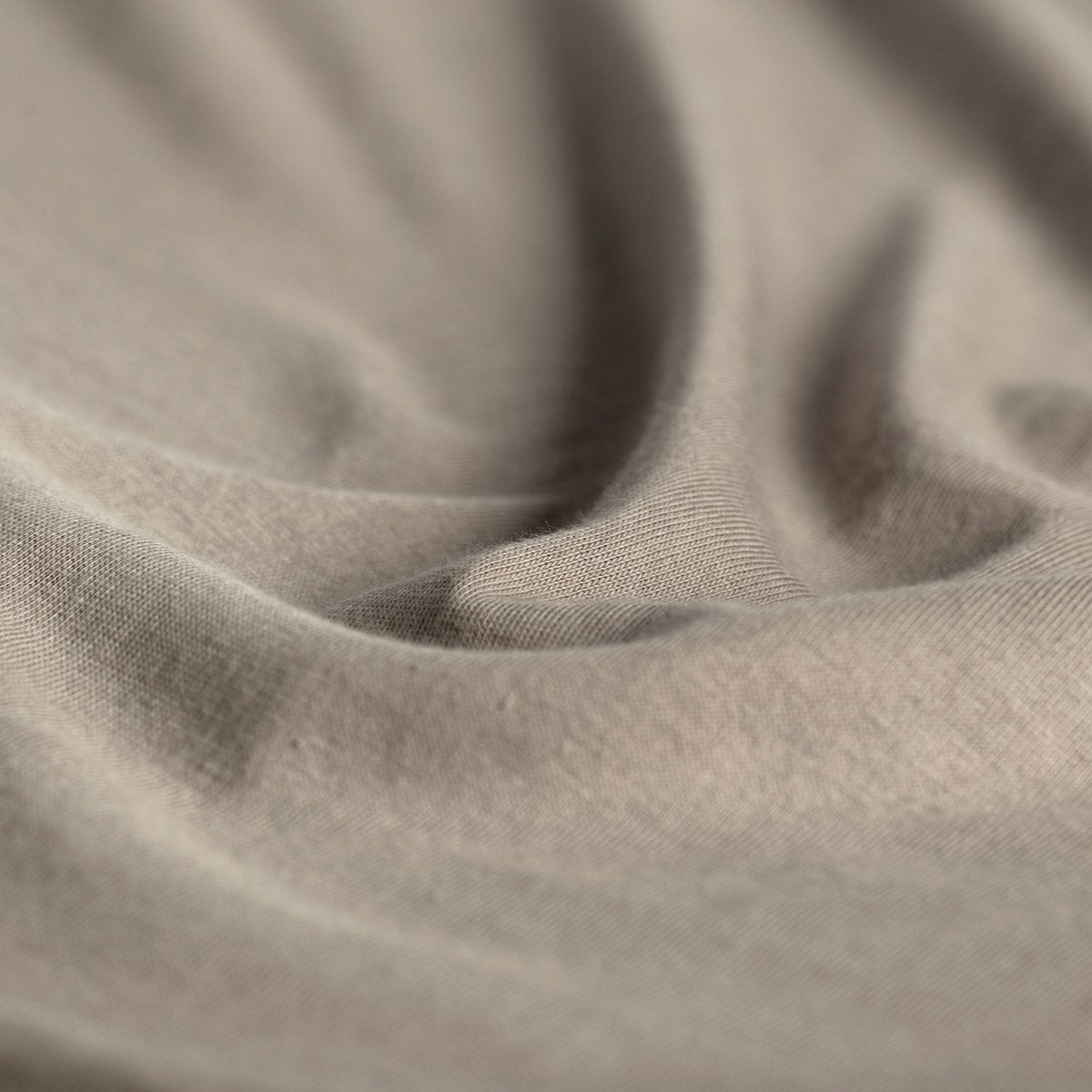 Cinderella - topper hoeslaken - tot 15 cm matrashoogte - double jersey - 80-90x200 210 cm - taupe