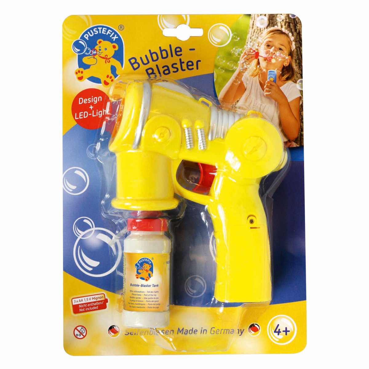 Pustefix Seifenblasenstrahler mit Seifenblasenbläser