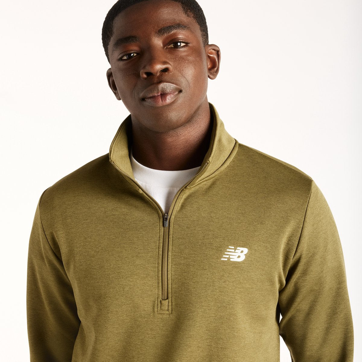 New balance sport long sleeve shirt heren sporttrui - green
